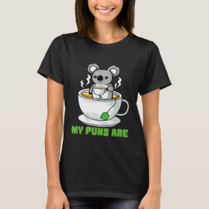 Meine Wortspiele sind Koala-Tee-Witz-Qualitäts-Wor T-Shirt