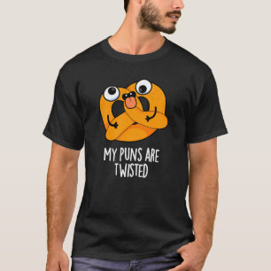 Meine Wortspiele sind verdreht lustige Brezel Wort T-Shirt