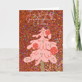 Meine wunderbare Enkelin Feiertagskarte