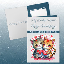 Meine wunderbare Husband Katzenkatze Liebe Jubiläu