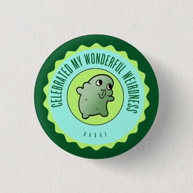Meine wunderbare Weisheit verkörpert Button (Vorderseite)
