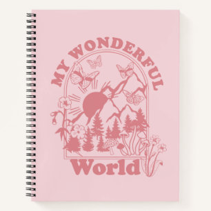 Meine wunderbaren Retro-Blume Notizbuch