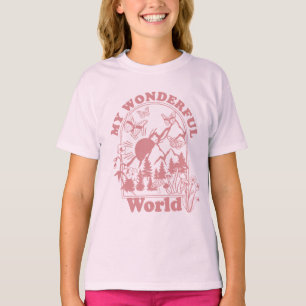 Meine wunderbaren Retro-Blume T-Shirt