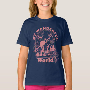 Meine wunderbaren Retro-Blume T-Shirt