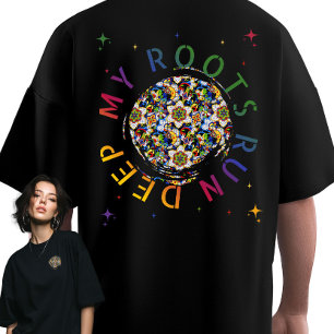 Meine Wurzeln laufen tief, eine mexikanische Volks T-Shirt