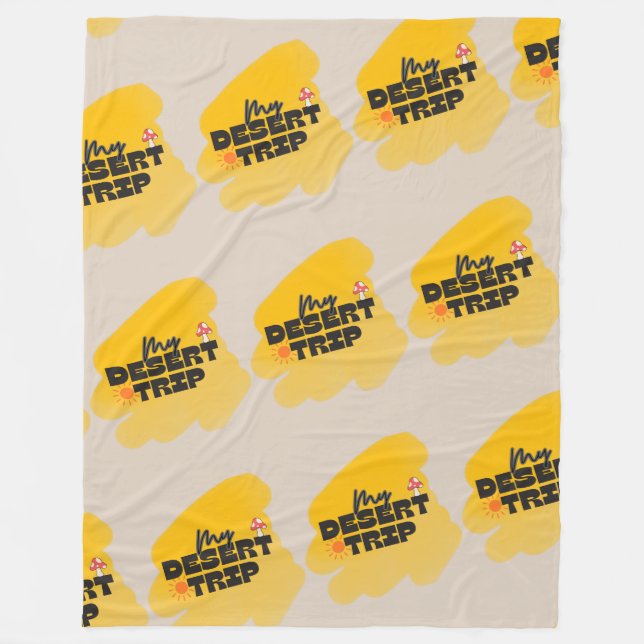 Meine Wüstenreise-Decke Fleecedecke (Vorderseite)