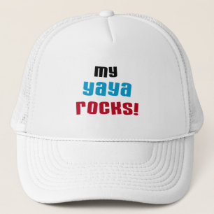 Meine Yaya Rocks T-Shirts und Geschenke Truckerkappe