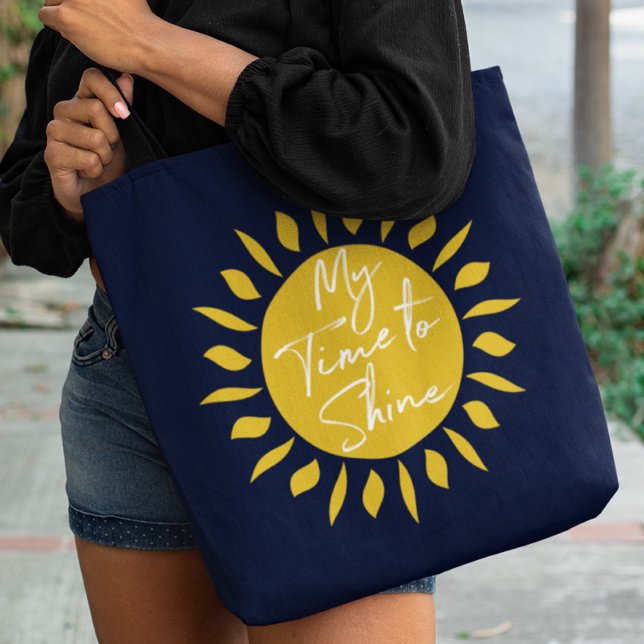 Meine Zeit zu sinken, Sun drucken Totbeutel Tasche (Von Creator hochgeladen)