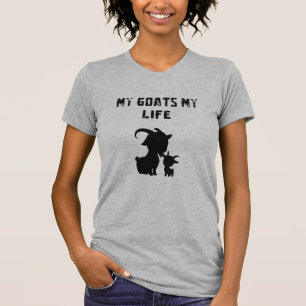Meine Ziegen Meine Lebens Leidenschaftliche Nutzti T-Shirt