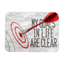 "Meine Ziele sind klar" Motivation Affirmation Fle