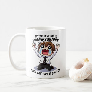 Meine Zufriedenheit ist unermesslich! Kaffeetasse