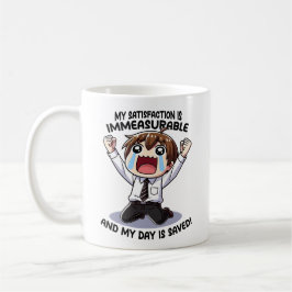Meine Zufriedenheit ist unermesslich! Kaffeetasse