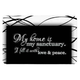 Meine Zuhause ist meine Heiligtümer-Zuhause, die I Magnet