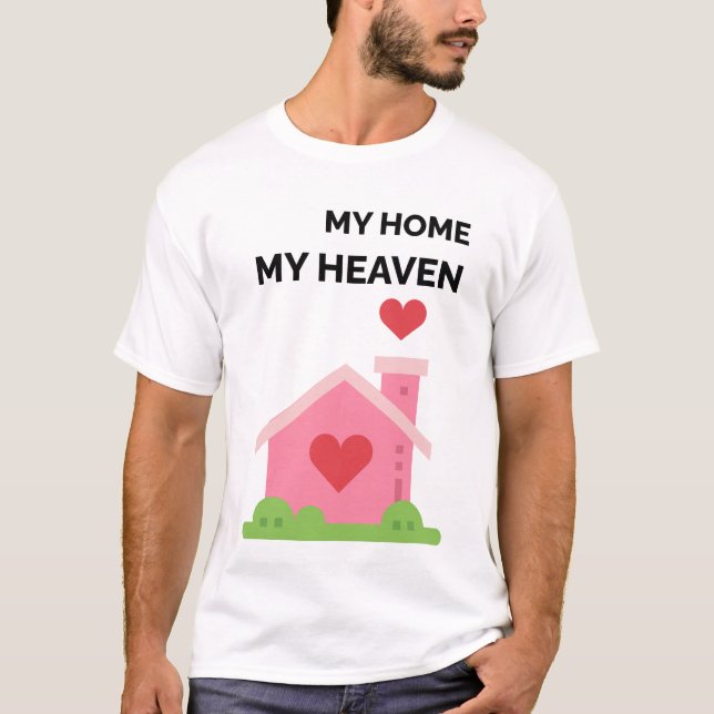 Meine Zuhause My Haven T-Shirt | Ruhiges lebendige (Vorderseite)