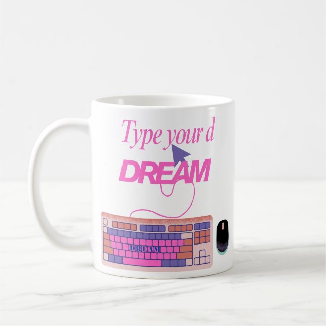 Meine Zukunft eingeben Kaffeetasse (Links)