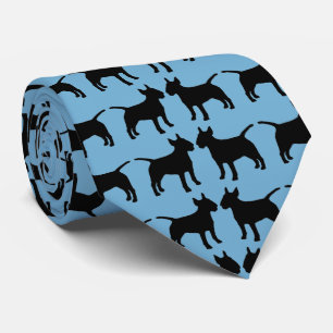 Meine zwei Bull Terriers Hunde Krawatte