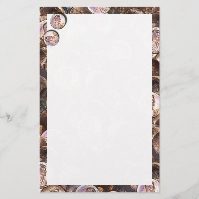 Meine zwei Cents wert Briefpapier (Vorderseite)