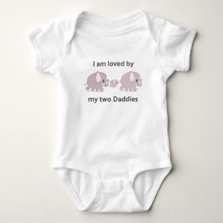 Meine zwei Vater Baby Strampler