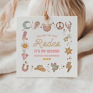 Meine zweite Rodeo-Western-Cowgirl zum 2. Geburtst Geschenkanhänger