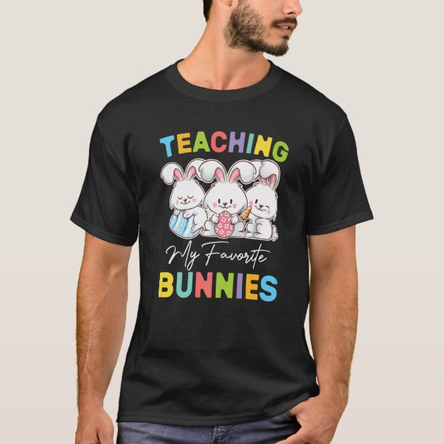 Meinen Lieblingsbrunnens beibringen - Happy Ostert T-Shirt (Vorderseite)