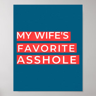 Meiner Frau Lieblings-Comedy-Valentins-Ehepartner  Poster
