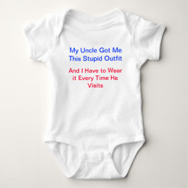 Meines Onkel Got Me diese dumme Ausstattung Baby Strampler