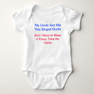 Meines Onkel Got Me diese dumme Ausstattung Baby Strampler
