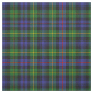 Meist blaues Violet und grünes Kariertes Muster Stoff