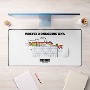 Meist nicht kodierende DNA im molekularen Bio-Spaß Schreibtischunterlage
