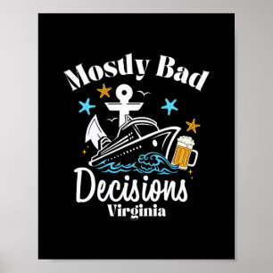 Meistens D-Entscheidungen Virginia Spring Break Poster