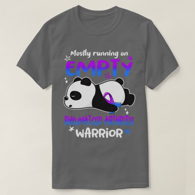 Meistens läuft man auf leerer rheumatoider Arthrit T-Shirt (Design vorne)