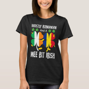 Meistens rumänisch und ein WBit irisch St Patricks T-Shirt