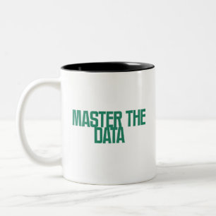 Meister der Daten Analytics-Experten-Profi Zweifarbige Tasse
