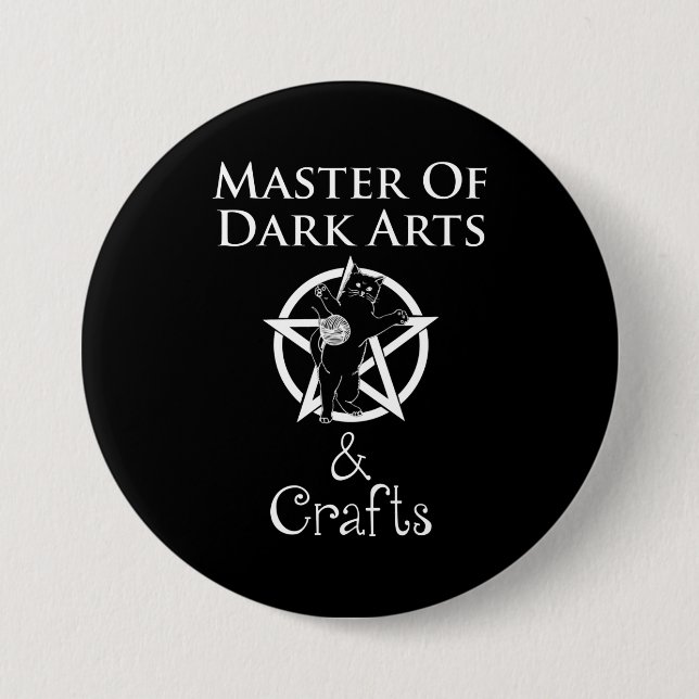 Meister der dunklen Künste und des Kunsthandwerks Button (Vorderseite)