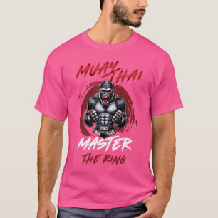 Meister der Ring Kickboxing und Muay Thai Angry Go T-Shirt