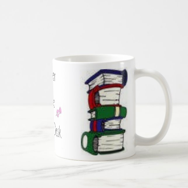 Meister der unordentlichen Schreibtisch-Tasse Kaffeetasse (Rechts)