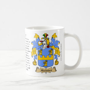Meister, der Ursprung, die Bedeutung und das Kaffeetasse