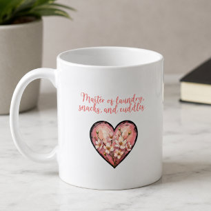 Meister der Wäscheschneckenknuddelspaß lustige Mut Kaffeetasse
