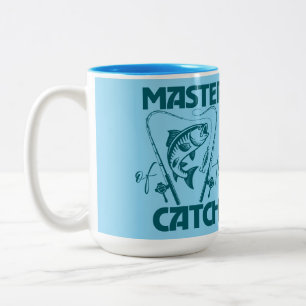 Meister des Fangs Benutzerdefiniertes SVG Grafik T Zweifarbige Tasse