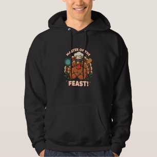 Meister des Festes Truthahn Koch Thanksgiving Cook Hoodie