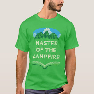 Meister des Lagerfeuer-Camping-Papas Camper Daddy  T-Shirt