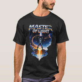 Meister des Lichts – Retro Sci-Fi 80er Neon Kriege T-Shirt