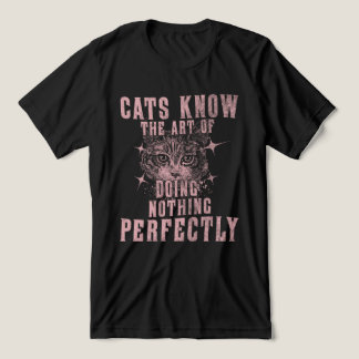 Meister des Nichtstun- Entspannende Katze Lover Tri-Blend Shirt