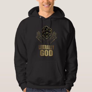 Meister des Spiels buchstäblich Gott Hoodie
