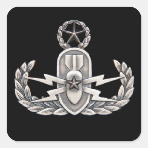 Meister EOD Quadratischer Aufkleber