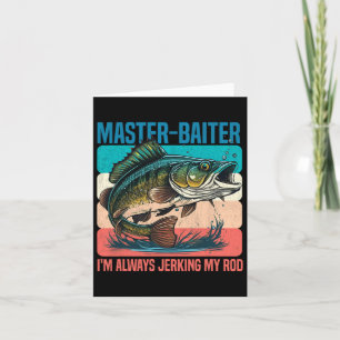Meister, ich juble immer meine Rod Funny Fishin Karte