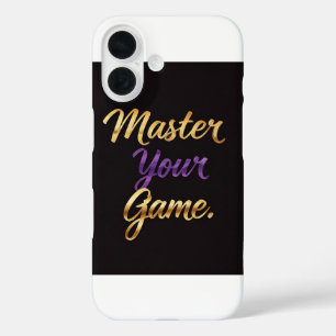 Meister Ihres Spiels iPhone 16 Hülle