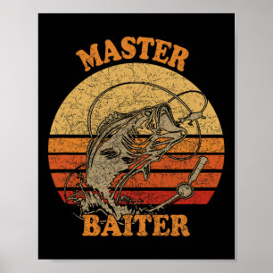 Meister Iter Lustiges Angeln Poster