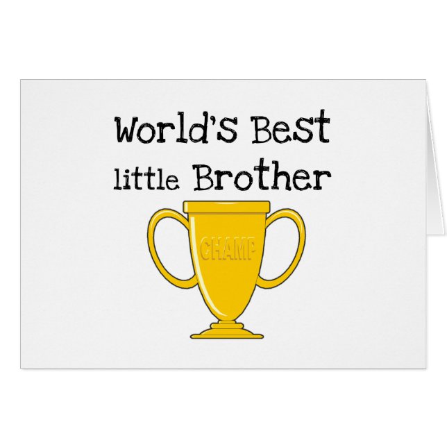 Meister-kleiner Bruder-T - Shirts und Geschenke (Vorderseite (Horizontal))