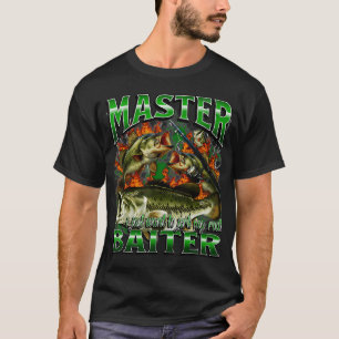 Meister-Köder-Angler Humor Bass-Angler T-Shirt